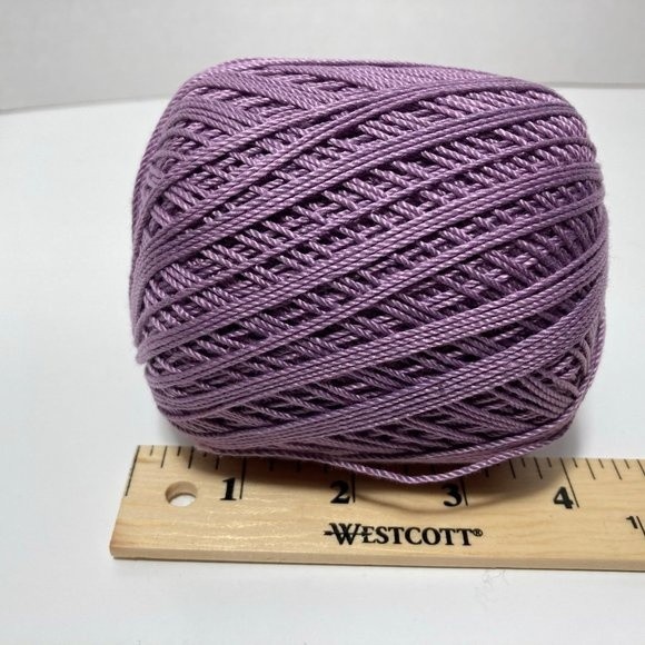 4 Plum Purple Aunt Lydia's Crochet Thread - Picture 6 of 10